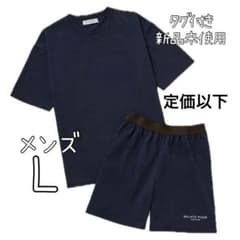 【接触冷感】【HOMME】レーヨンベアケーキモチーフTシャツ&ハーフパンツ 接触冷感】【HOMME】レーヨンベアケーキモチーフTシャツ&ハーフ