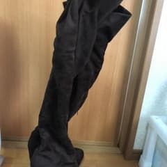 最終値下げ！走れる厚底ストレッチロングブーツのサムネイル
