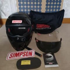 本物SIMPSON SPEEDWAY RX10 フルフェイスヘルメット　Mサイズのサムネイル