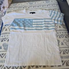 REALIZE 半袖Tシャツ ホワイト 星条旗柄 サイズ4のサムネイル
