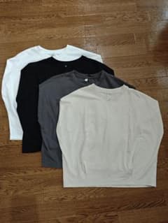 GU ドライウエストタックTシャツ 4枚セット 全Lサイズのサムネイル