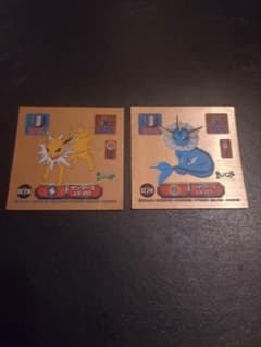 ポケモン最強シール列伝 サンダース シャワーズ 2枚セット - メルカリ