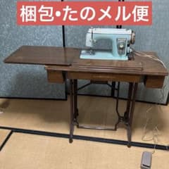 ジャンク】ジャノメミシン アンティーク ミシン台••リッカーRICCAR 