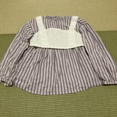 BREEZE ストライプ柄 長袖ブラウス 120cmのサムネイル