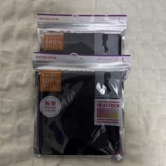 極暖ヒートテックコットンレギンス（十分丈）Lサイズブラックのサムネイル