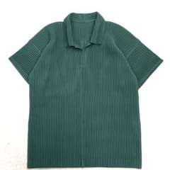 HOMME PLSSE ISSEY MIYAKE ポロシャツ グリーン 2 - メルカリ