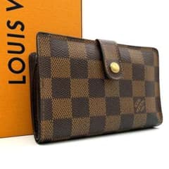 美品】ルイヴィトン ダミエ ポルトモネ ビエ ヴィエノワ がま口 財布