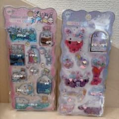 【本日限定】シャカシャカ　ウォーターシール　キャラクターシール 2シートセットのサムネイル