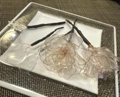 バラ パール アメリカンフラワー　髪飾り