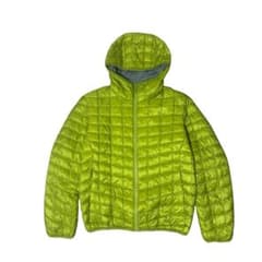 00s Old UNIQLO ダウンジャケットライトグリーン　 コロンビア　光沢