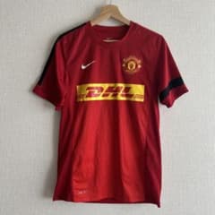 Manchester United トレーニングウェア ナイキ DHL 赤 - メルカリ