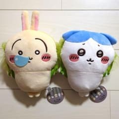 치이카와 다시마 조임 봉제인형 숄더백(토끼,하치와레)
