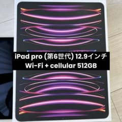 iPad pro(第6世代) 12.9 WiFi +cellular 512GBのサムネイル