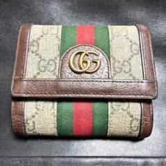 GUCCI オフィディア GGスプリーム 三つ折り財布 - メルカリ