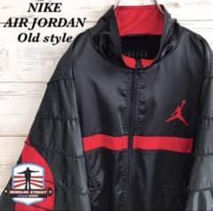 《激レア》エアジョーダン AIR JORDAN☆ナイロンジャケット L 刺繍ロゴのサムネイル