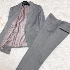 タグ付き ORIHICA パンツスーツ グレー ORIHICA スーツセット グレー系 ヘリンボーン柄 パンツスーツ 9号