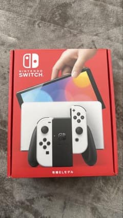 Nintendo Switch 有機ELモデル ホワイト ポーチ付きのサムネイル