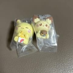 포켓피스 메지루시 가차 마스코트 피카츄 피츄 2점 세트