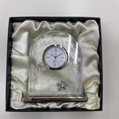 【T】MIKIMOTO ミキモト ガラス製 置時計 97のサムネイル
