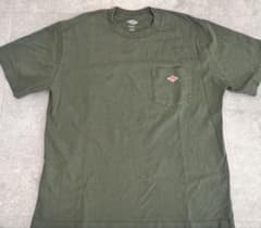 DANTON ダントン ポケットTシャツ カーキのサムネイル