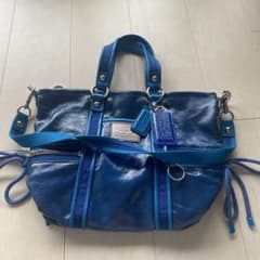 COACH 2way ショルダーバッグ ブルーのサムネイル