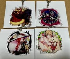 Fate/Grand Order コマンドコードアクリルキーホルダー 4種セットのサムネイル