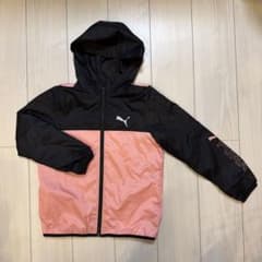 PUMA ウィンドブレーカー ピンク ブラックのサムネイル
