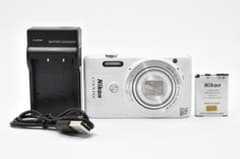 美品 ニコン Nikon COOLPIX S6900 ホワイト 711 - メルカリ