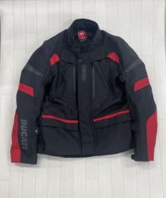 DUCATI ファブリックジャケットTourC3 メンズ ブラック/レッド L DUCATI ファブリックジャケットTourC3 メンズ ブラック/レッド L