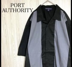 ボーリングシャツ　PORT AUTHORITY ポートオーソリティ　ペプシ Z814ポートオーソリティ半袖ボーリングシャツ開襟ボックスシルエット