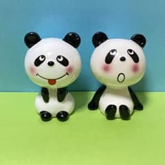 内藤ルネ パンダ セット 陶器 置物 昭和 レトロ 当時物 RUNE - メルカリ
