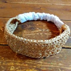 [HANAUTA]エコアンダリヤのヘアバンドのサムネイル