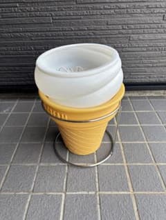 模型 置物 ソフトクリーム ライト メロン 北海道メロン 美深メロン