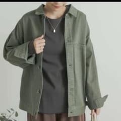 URBAN RESEARCH DOORS ミリタリージャケット オリーブグリーンのサムネイル