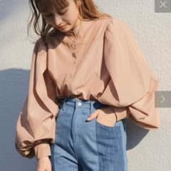 なは様専用 kastane グラフチェックボリューム袖ブラウスのサムネイル