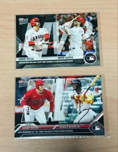 Topps Now 2021,2023大谷翔平 MVP2枚セット - メルカリ