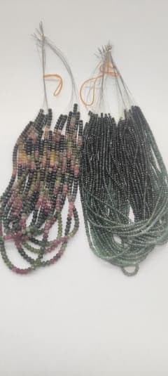 1753. トルマリンボタンカット32本連売り - メルカリ