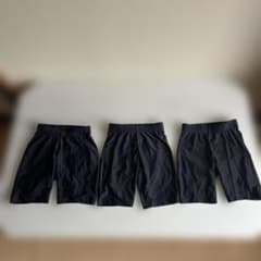 スポーツ用インナーパンツ3枚セット ブラック 140cm1枚、130cm2枚のサムネイル