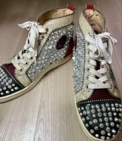 Christian Louboutin 香港購入　スタッズ ハイカット Christian Louboutin 香港購入 スタッズ ハイカット | Mercari
