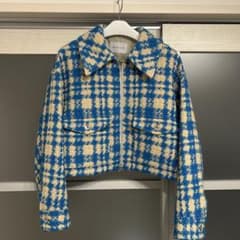 ADAM ET ROPE’ ツイードジャケットブルゾン GAV22090 日本製のサムネイル