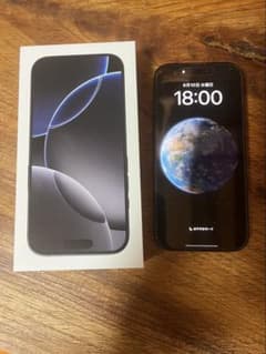 iPhone 16 Pro 128GB ブラック バッテリー99%SIMフリーのサムネイル