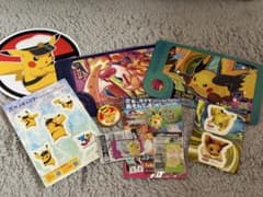ポケモンフレンダ ピカチュウ ミュウ プロモ ステッカー うちわ