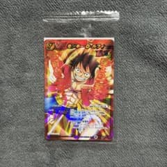 希少・未開封！ミラクルバトルカードダス モンキー・D・ルフィ P OP 46
