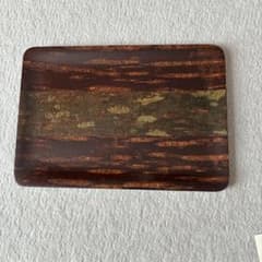 角館 樺細工 盆 桜皮細工 木製 ウレタン塗装のサムネイル