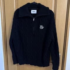 épine エピヌ ニット ハーフジップ epine - メルカリ