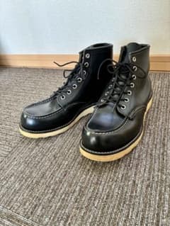 RED WING 8130 モックトゥ ブーツ ブラック 8.5D 26.5㌢のサムネイル