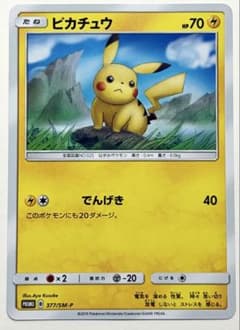 ポケモンカードゲーム ピカチュウ 377/SM-P ローソンサマー プロモ