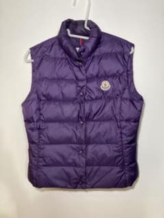 MONCLER ダウンベスト サイズ1 パープル 紫 ライトダウン GILETのサムネイル