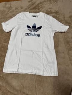 adidas ロゴプリント Tシャツ ホワイトのサムネイル
