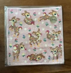 新品未開封】フェイラー ハンカチ ツンツンバンビーノドット ピンク